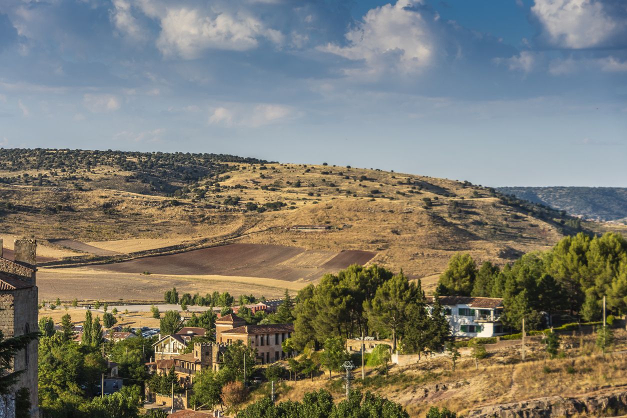 Paisaje agreste en las cercanías de Sigüenza