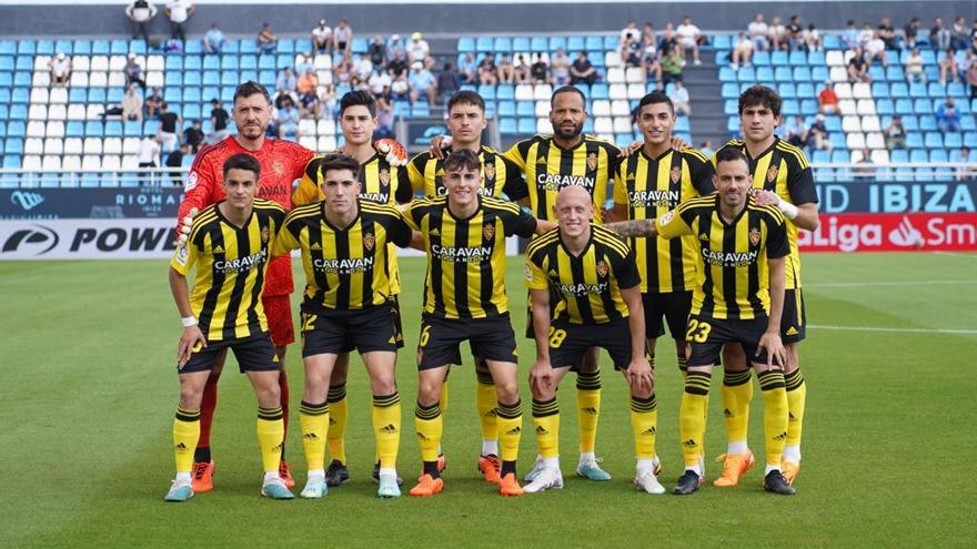 Alineación inicial del Real Zaragoza en Ibiza