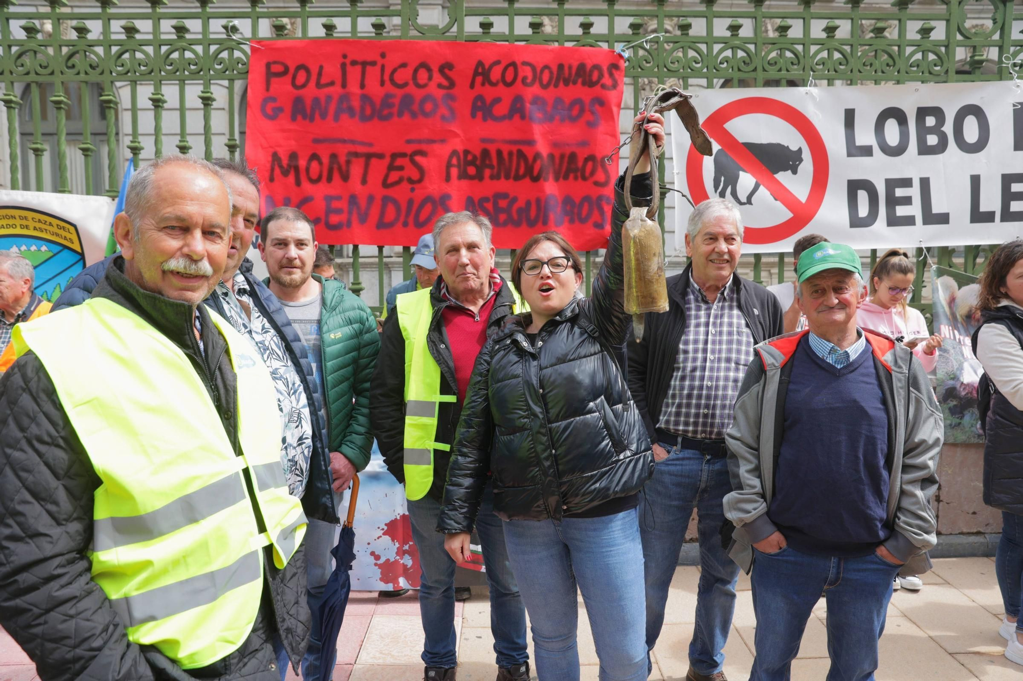 En imágenes: Así fue la manifestación del campo asturiano en Oviedo