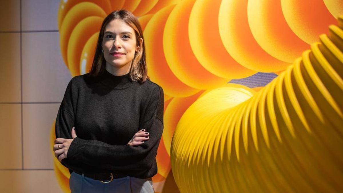 Genie Espinosa, en su espacio en el CCCB.