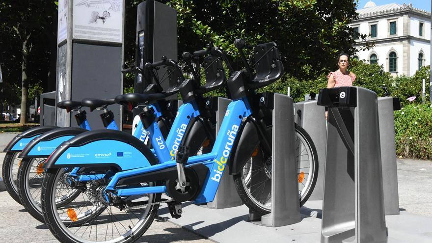 Bicicoruña recupera el servicio tras una caída de la red 4G de R