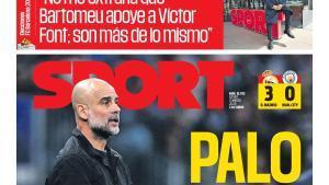 Esta es la portada de SPORT de hoy jueves, 12 de marzo de 2026