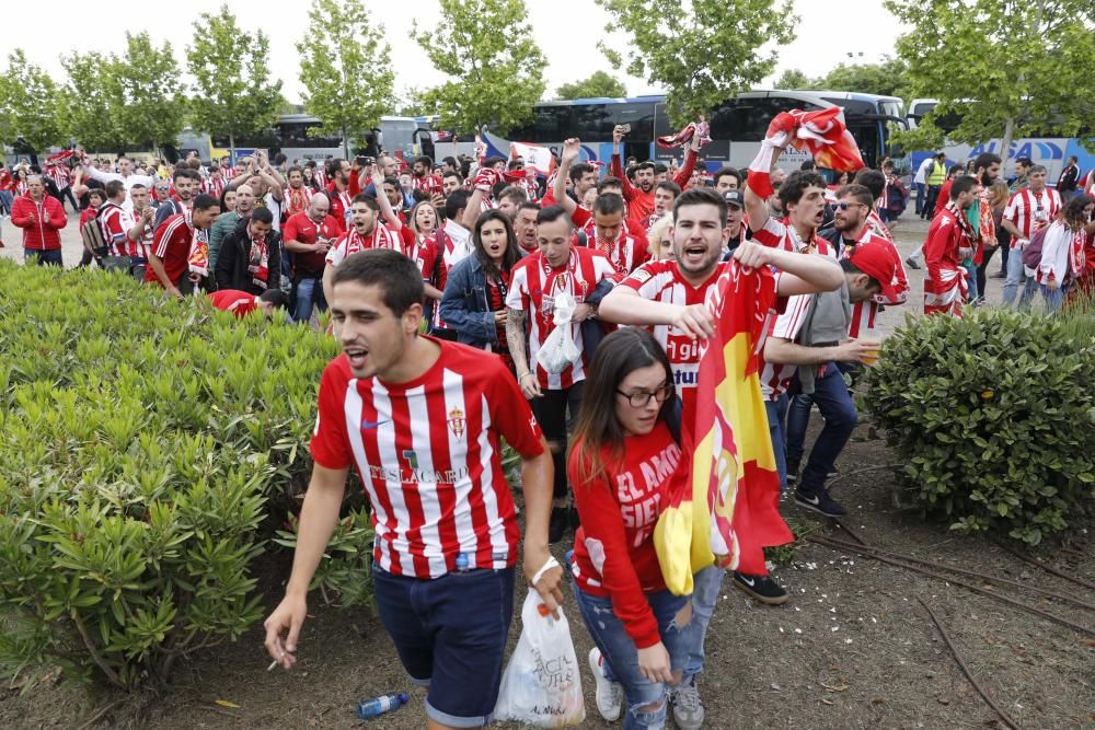 La Mareona en Valladolid para el play off del Sporting