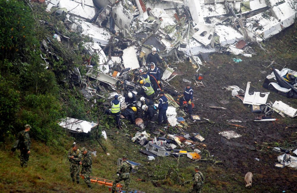 Accidente aéreo en Colombia