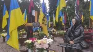 Un cementerio en Ucrania.