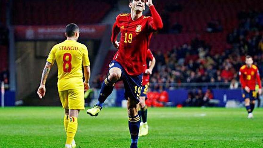 Gerard Moreno va marcar dos dels cinc gols anit al Wanda Metropolitano.