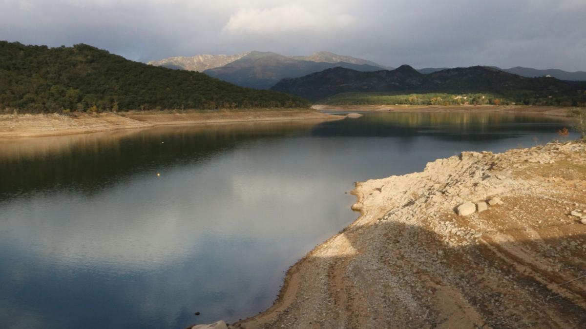 El pantà de Darnius, 
a l’Alt Empordà,
fa dos dies.  gemma Tubert (ACN)