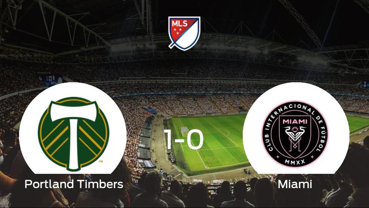 Victoria del Portland Timbers por la mínima frente al Inter de Miami (1-0)