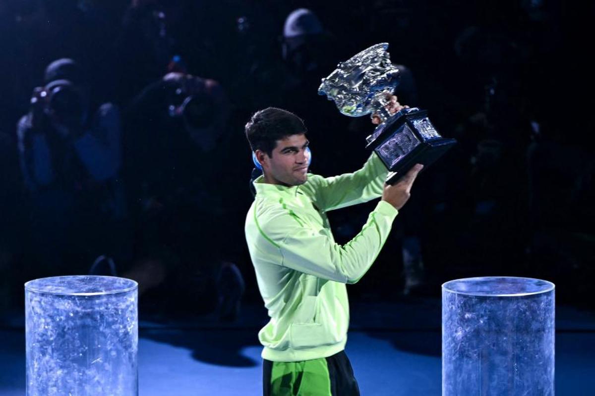 Alcaraz/Las mejores imágenes del Alcaraz–Djokovic, la final del Open de Australia