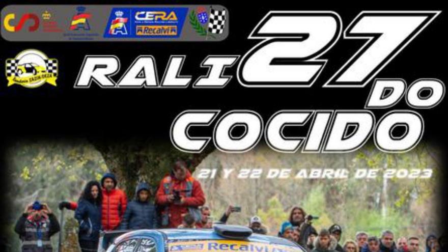 Cartel del 27 Rali do Cocido. |