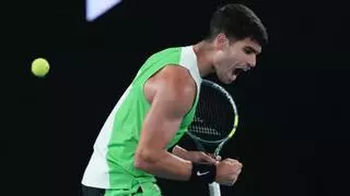 Alcaraz se apunta el segundo set en el 'tie break'