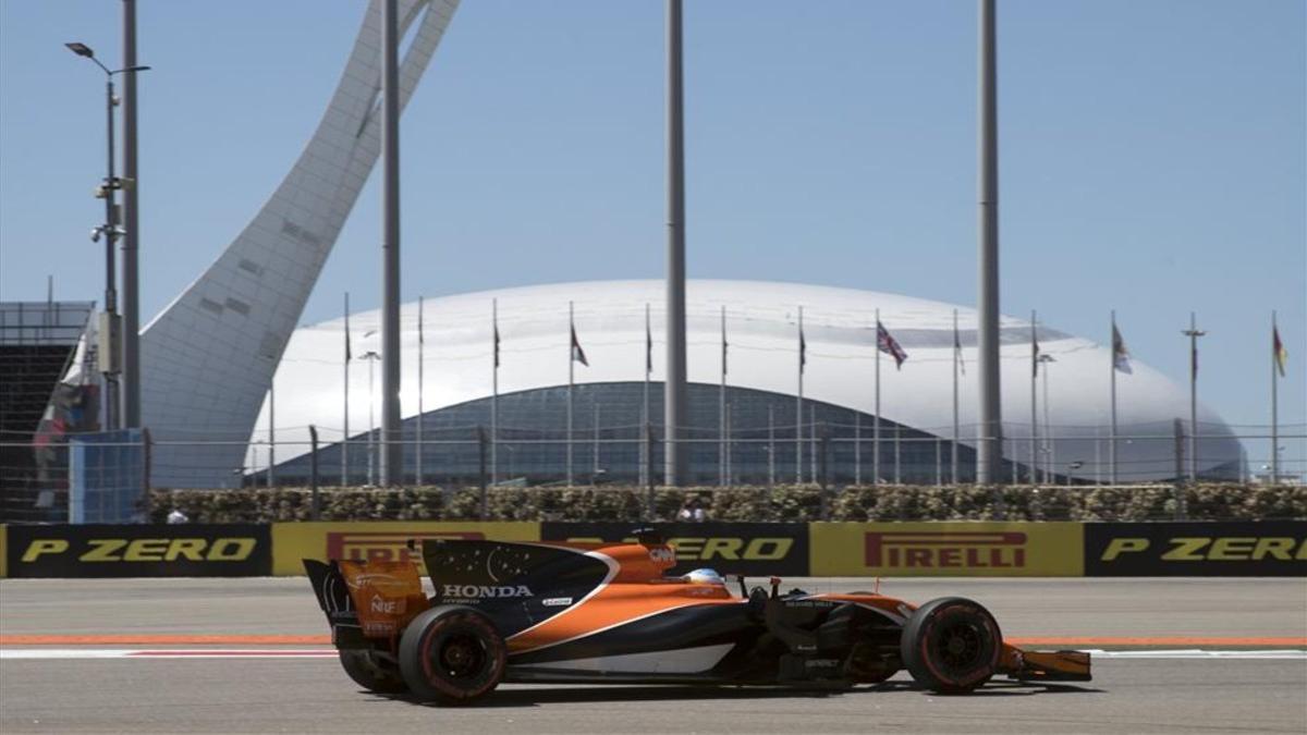 Fernando Alonso, en Sochi