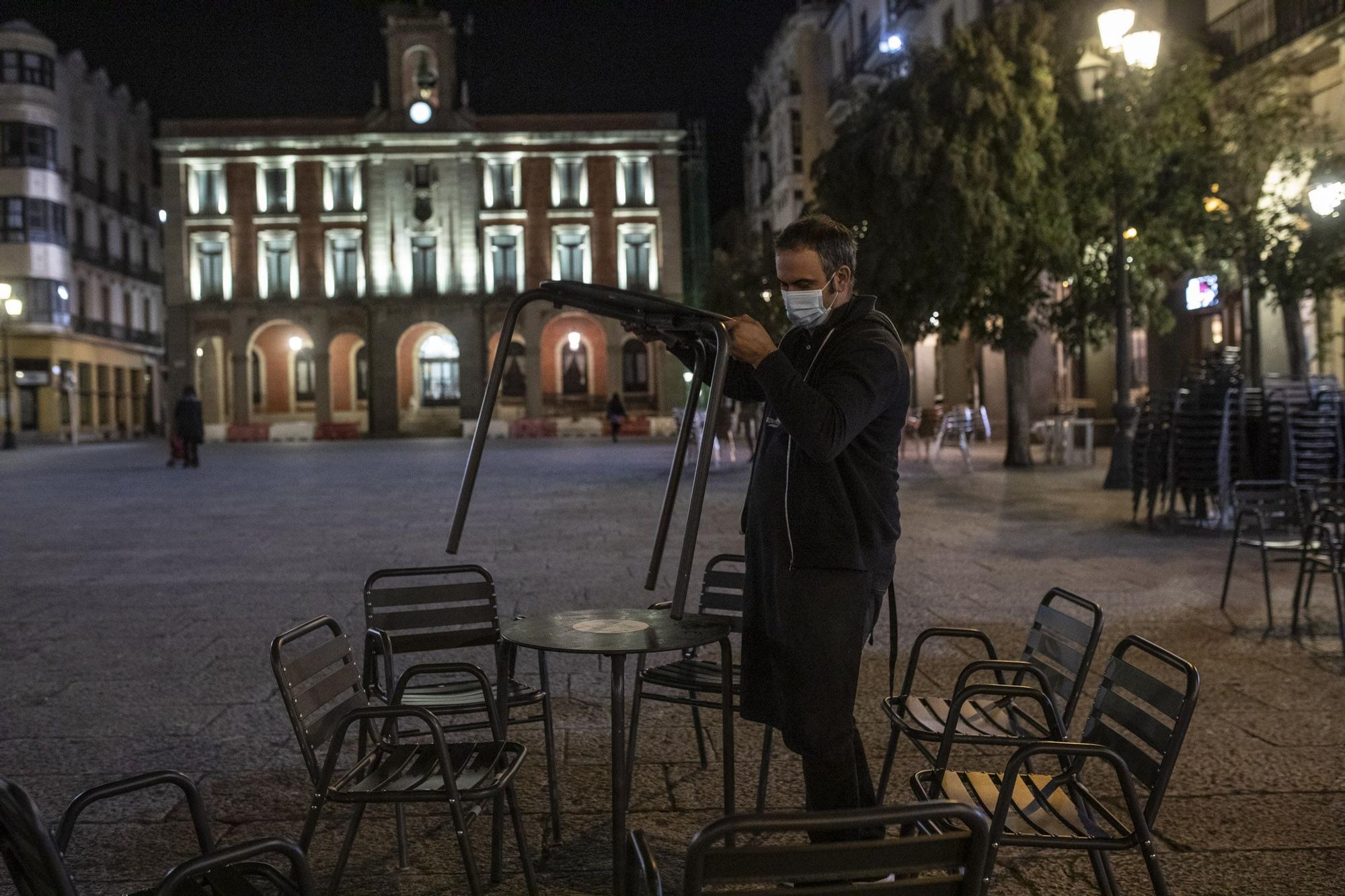 Las imágenes de Zamora bajo el toque de queda