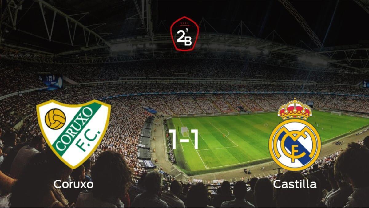 El Coruxo y el RM Castilla se reparten los puntos en el Campo do Vao (1-1)