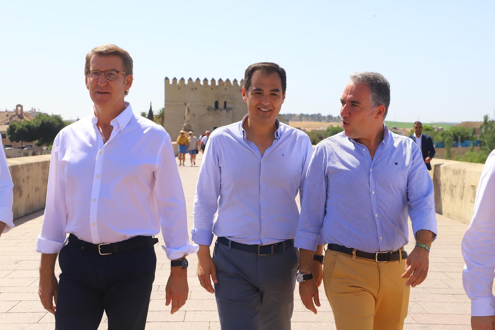 El presidente del Partido Popular, Núñez Feijóo, participa en Córdoba en un acto electoral del PP cordobés