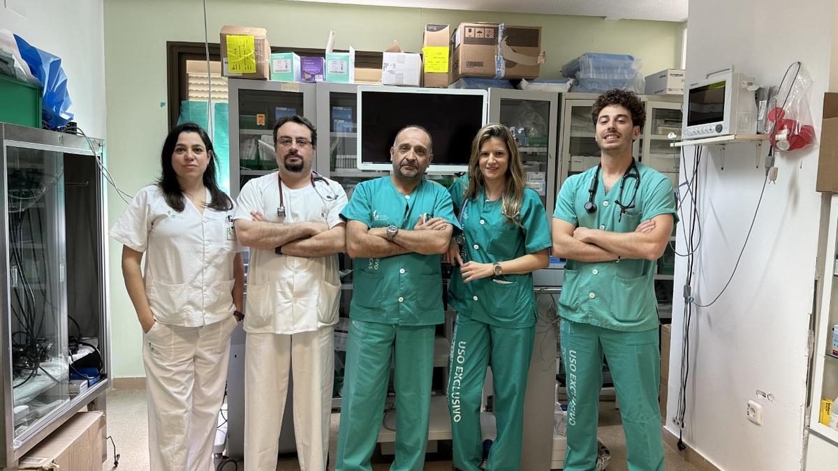 Equipo de Neumología Intervencionista del Hospital Universitario de Badajoz.
