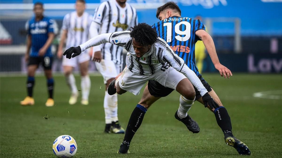 Cuadrado fue el mejor jugador de la Juventus frente a la Atalanta