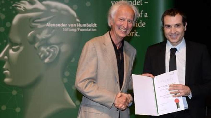 Maestre Gil recoge en Berlín el prestigioso premio Humboldt