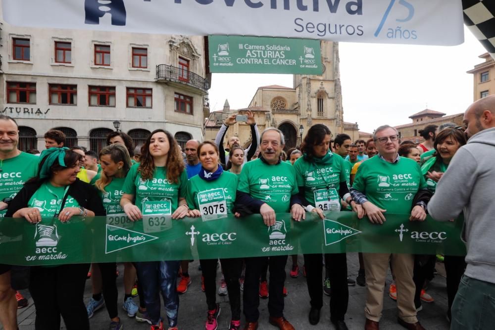 Carrera contra el cáncer en Oviedo