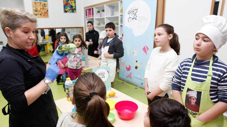 Otra de las actividades de educación medioambiental.