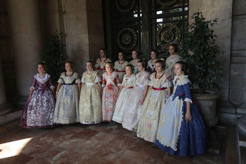 Ensayo de las cortes de honor para el día de la Proclamación