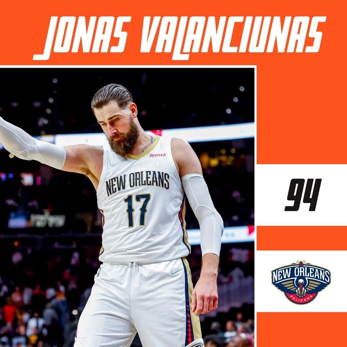 94 - Jonas Valanciunas