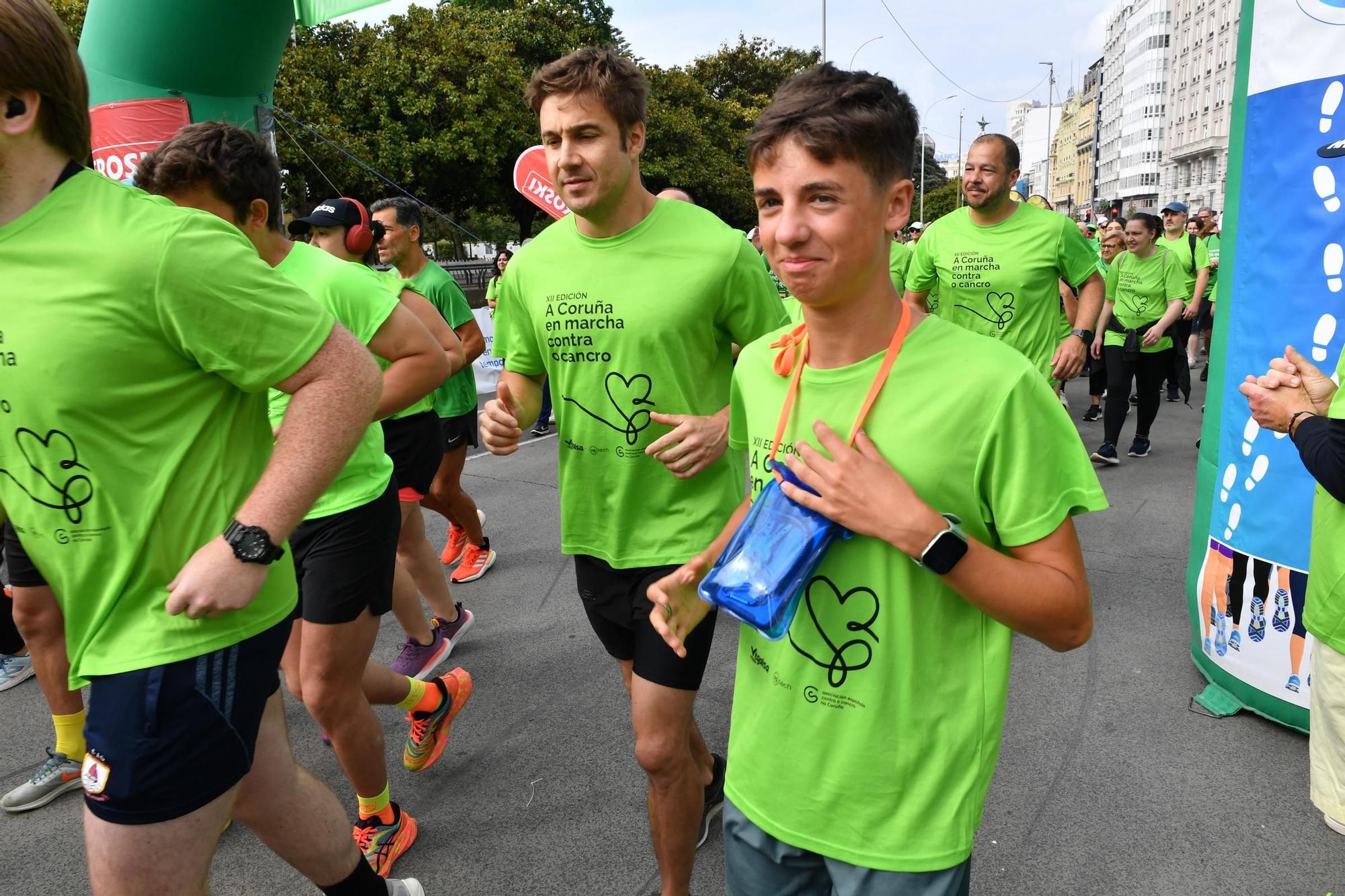 A Coruña caminó contra el cáncer