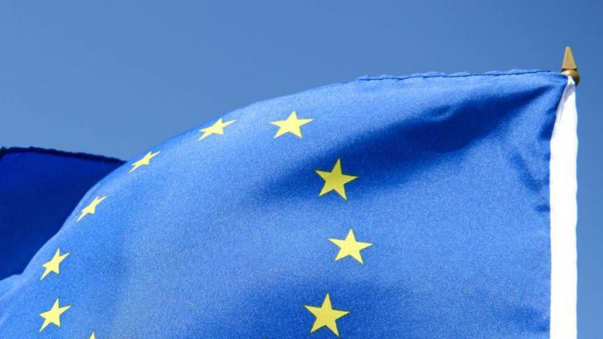 La bandera de Europa.