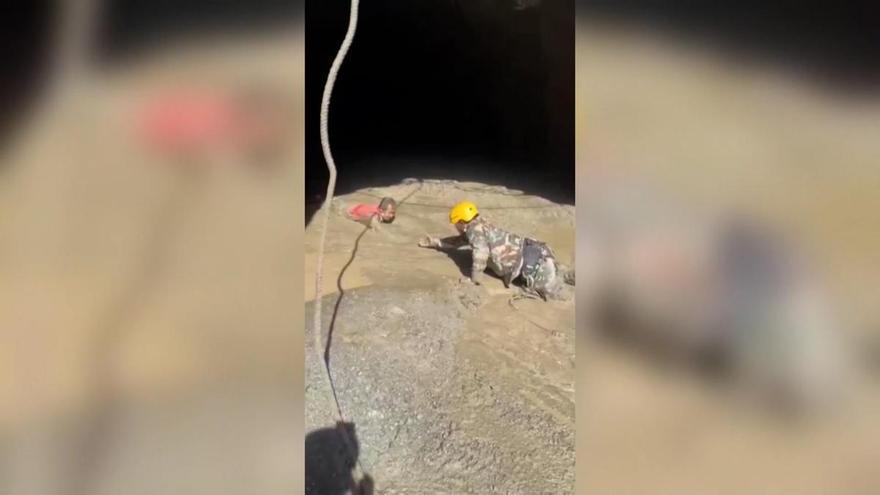 Several survivors rescued after being trapped in tunnel following Nepal flood