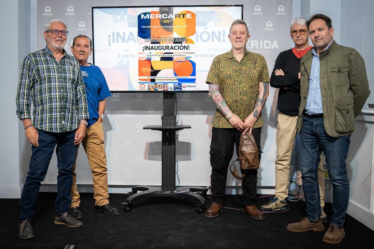 Presentación de Mercarte 2026, este lunes, en Mérida.