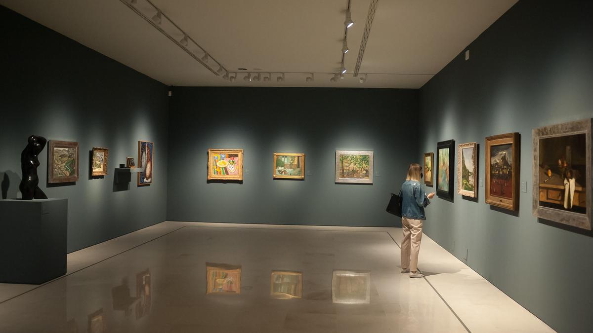 Exposición 'Pintar la luz. Maestros catalanes de colección Carmen Thyssen', en el Museo Thyssen Málaga