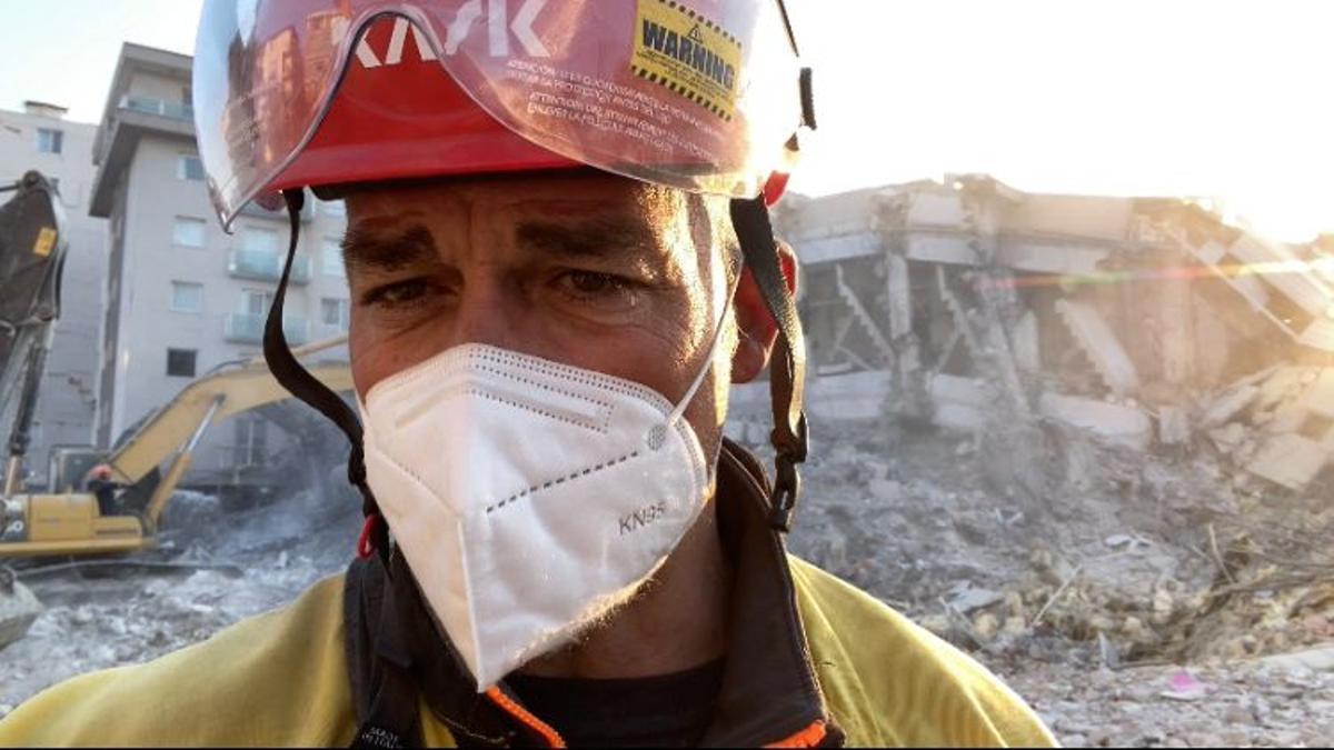 Luis Caracena, en la zona afectada por el terremoto, al este de Turquía.