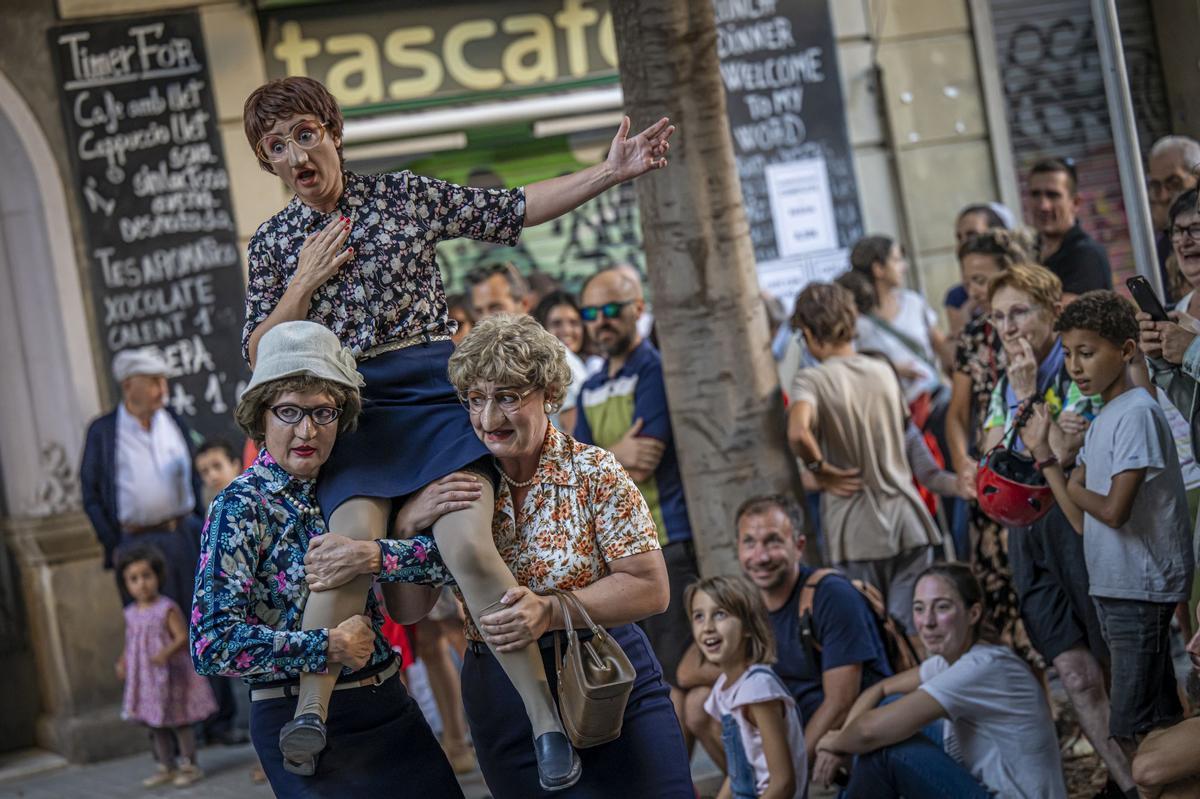 La Mercè en la superilla de Consell de Cent