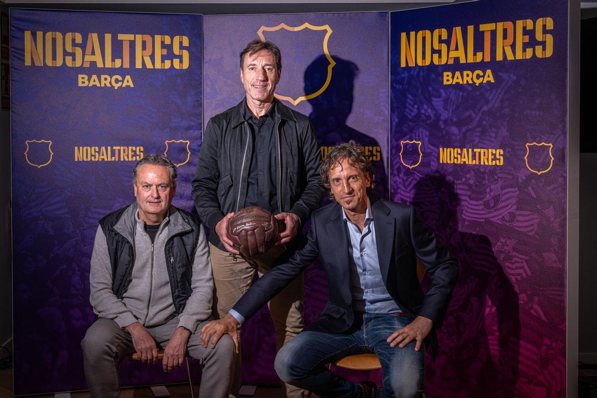 Albert Puig, Carles Planchart y Francesc Cos.