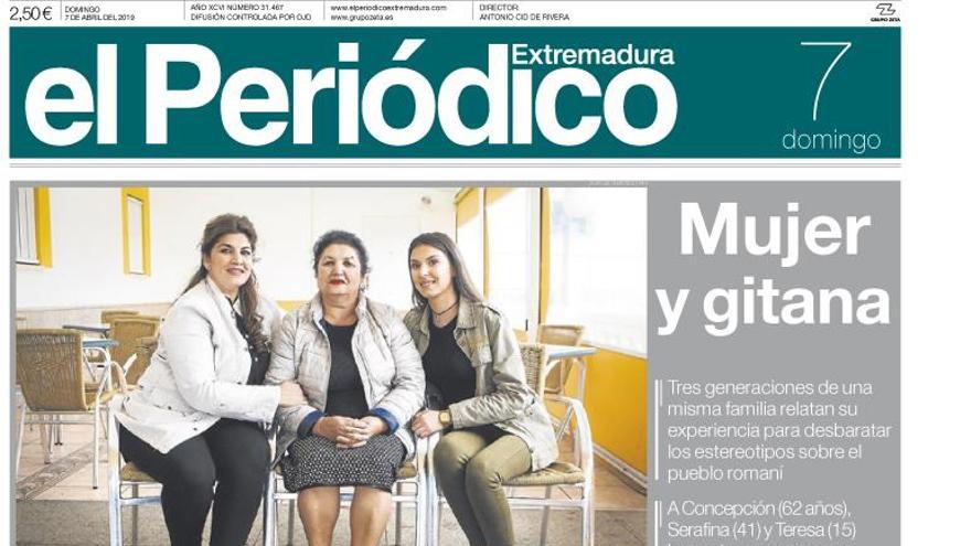 Esta es la portada de EL PERIÓDICO EXTREMADURA correspondiente al día 7 de abril del 2019
