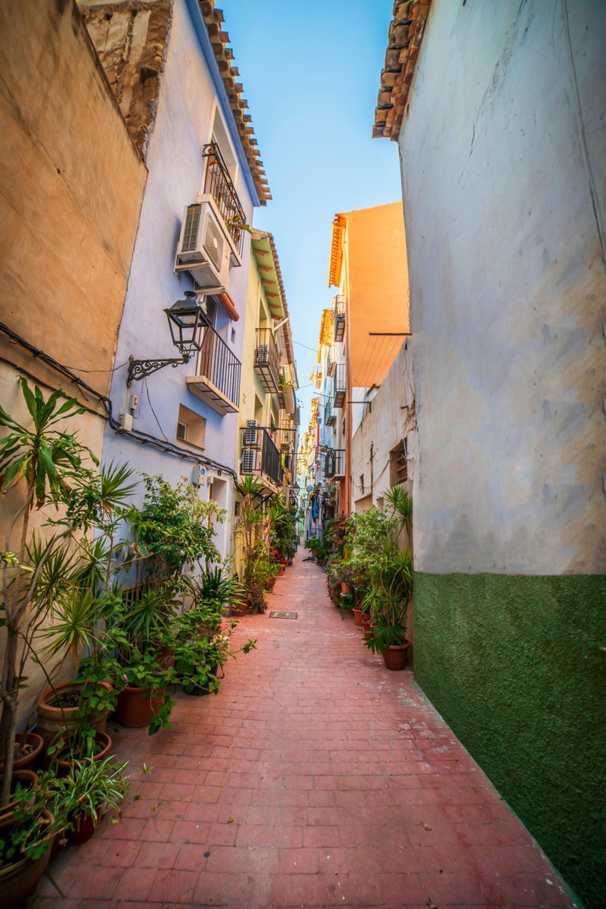 Calle del casco antiguo de Villajoyosa