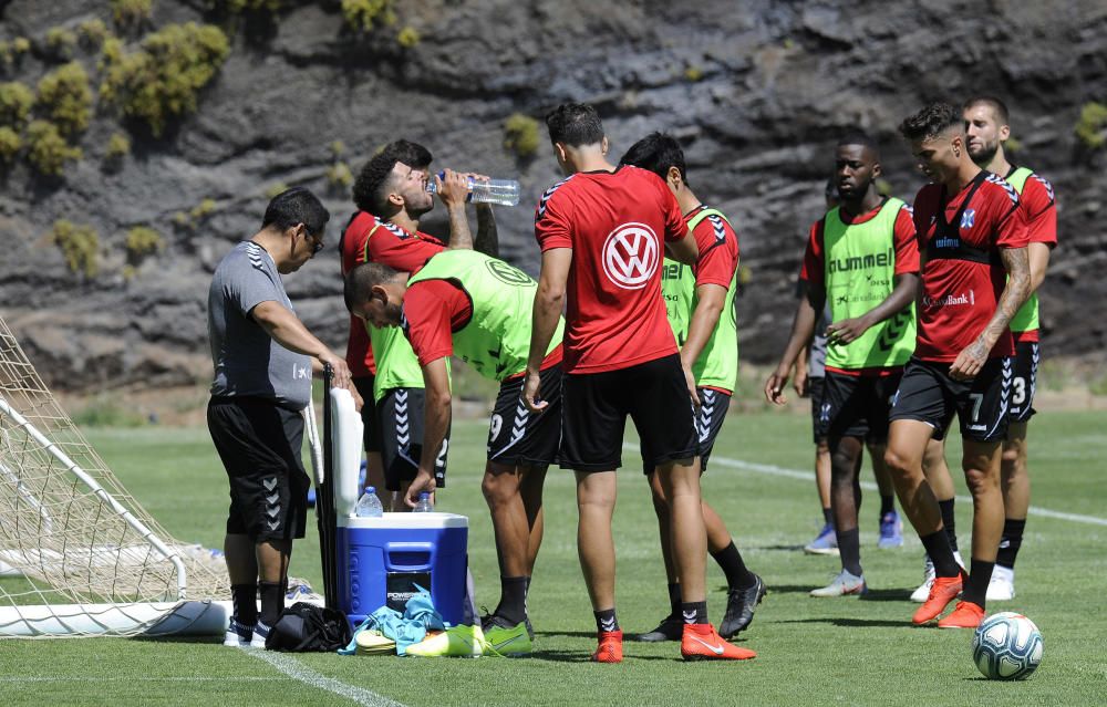 Entrenamiento del Tenerife el martes 13 de agosto