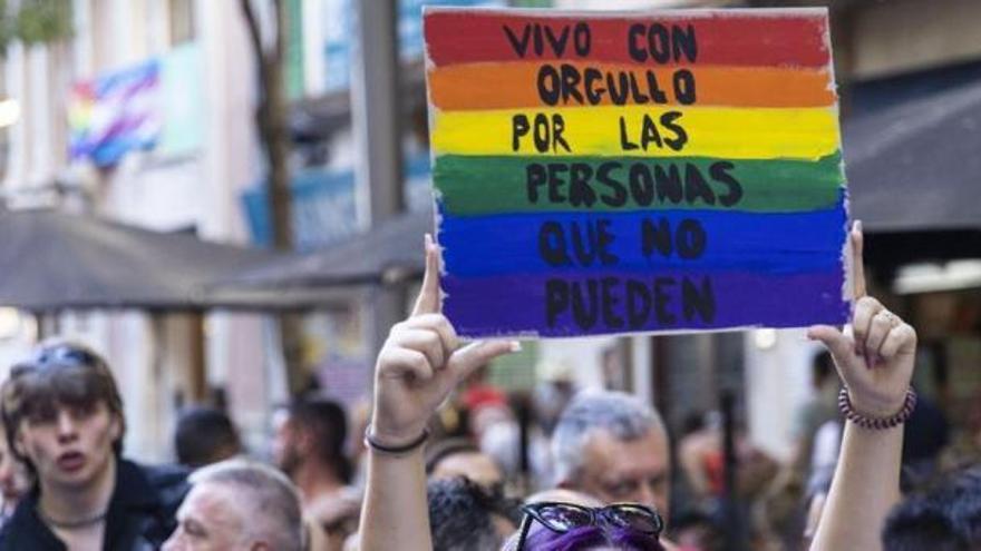 Manifestación del Orgullo el año pasado en Palma. | EFE