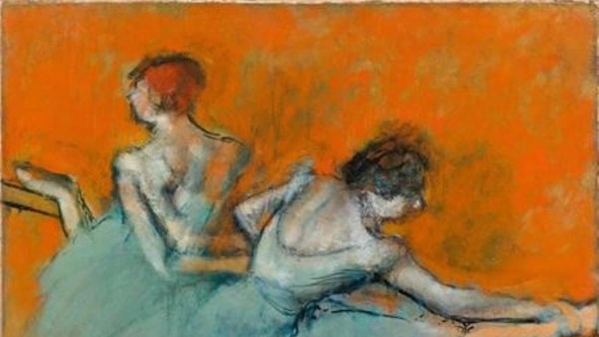 'Bailarinas en la barra', de Degas, en CaixaForum.