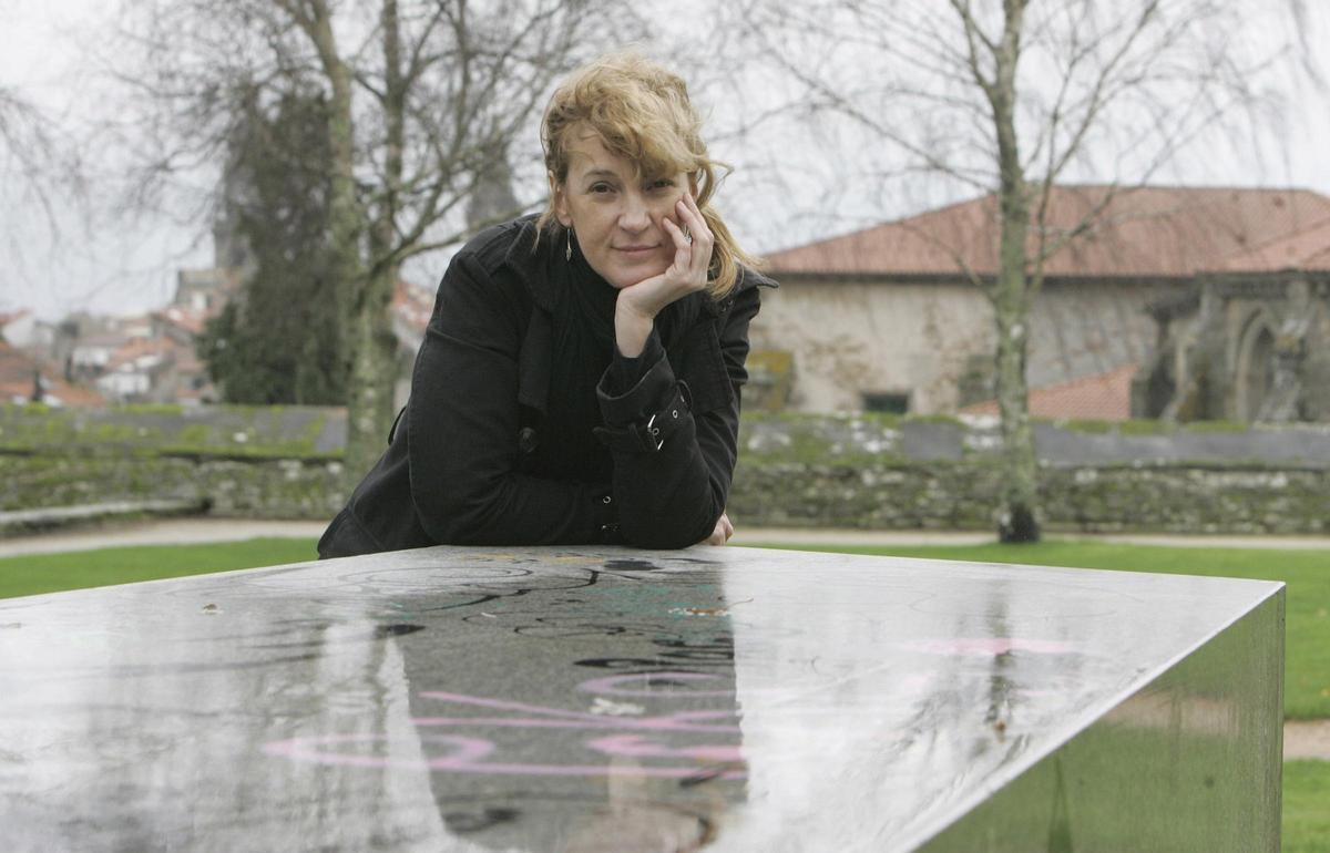 Begoña Caamaño, en una sesión de fotos para FARO en 2013.