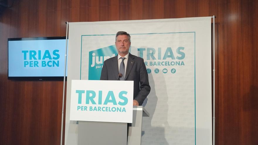 El presidente de Junts en el Ayuntamiento de Barcelona, Jordi Martí Galbis