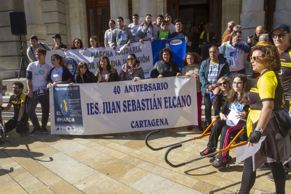 Marcha y lectura del manifiesto por la plena inclusión en Cartagena