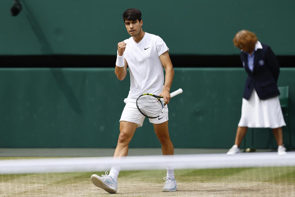 La final de Wimbledon, en imágenes