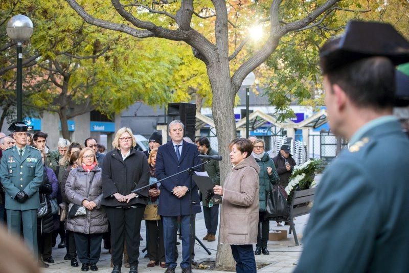 Homenaje a las víctimas de la casa cuartel de Zaragoza