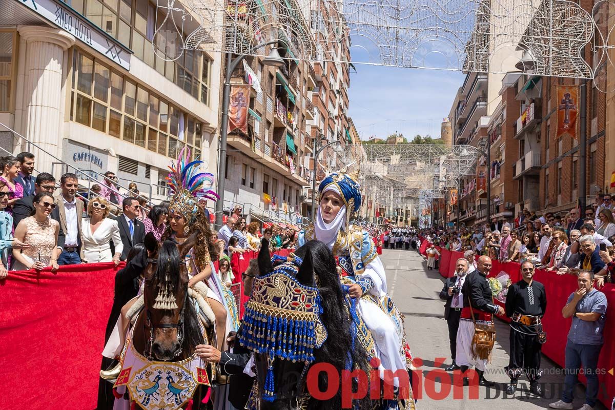 Desfile infantil del Bando Moro en las Fiestas de Caravaca