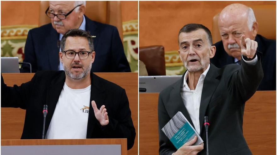 Adelante y Por Andalucía enfrentan a Juanma Moreno con los postulados de Vox: "Es un partido que considera a los gays enfermos mentales"