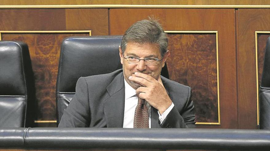 El pleno del Congreso reprueba al ministro de Justicia, Rafael Catalá