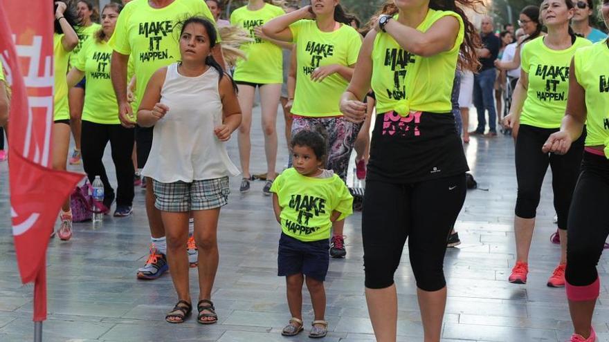 Zumba en la Avenida Libertad