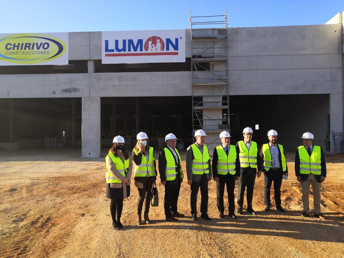 Visita a la nueva fábrica de Lumón en Antequera.