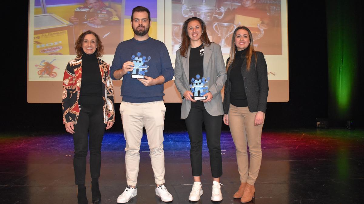 La Vall d'Uixó reconoce a Sara Sorribes y Cristian Serra en la Gala del Deporte 2023.